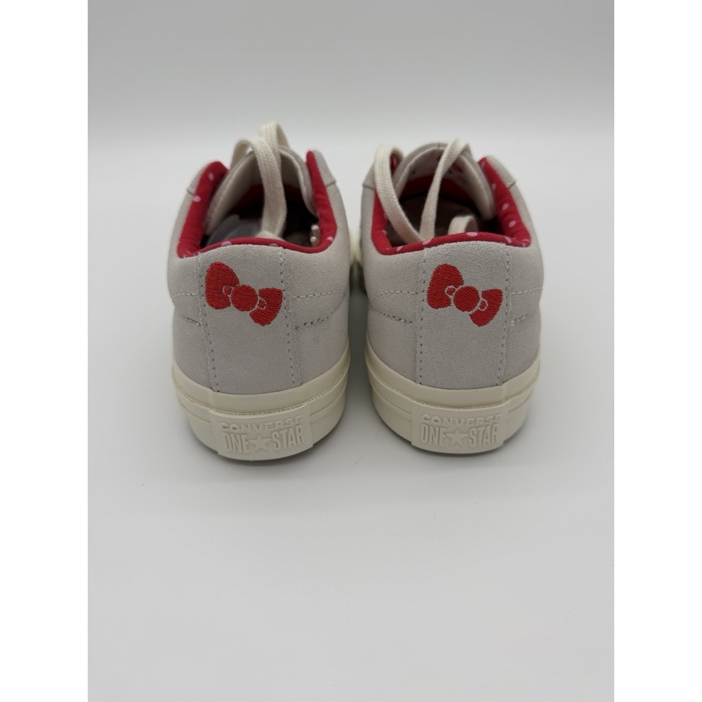 Converse Hello Kitty x One Star Suede Top Low White-Size 6.5-Rare Collaboration - Picture 4 of 11